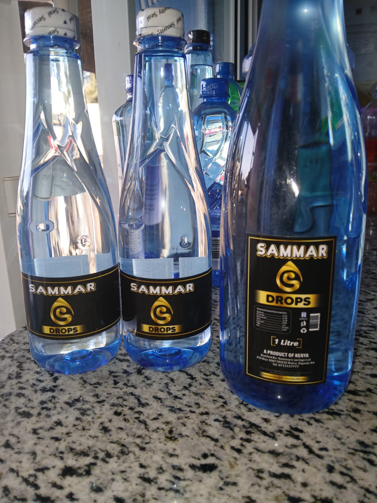 Branded bottled water sample 18
