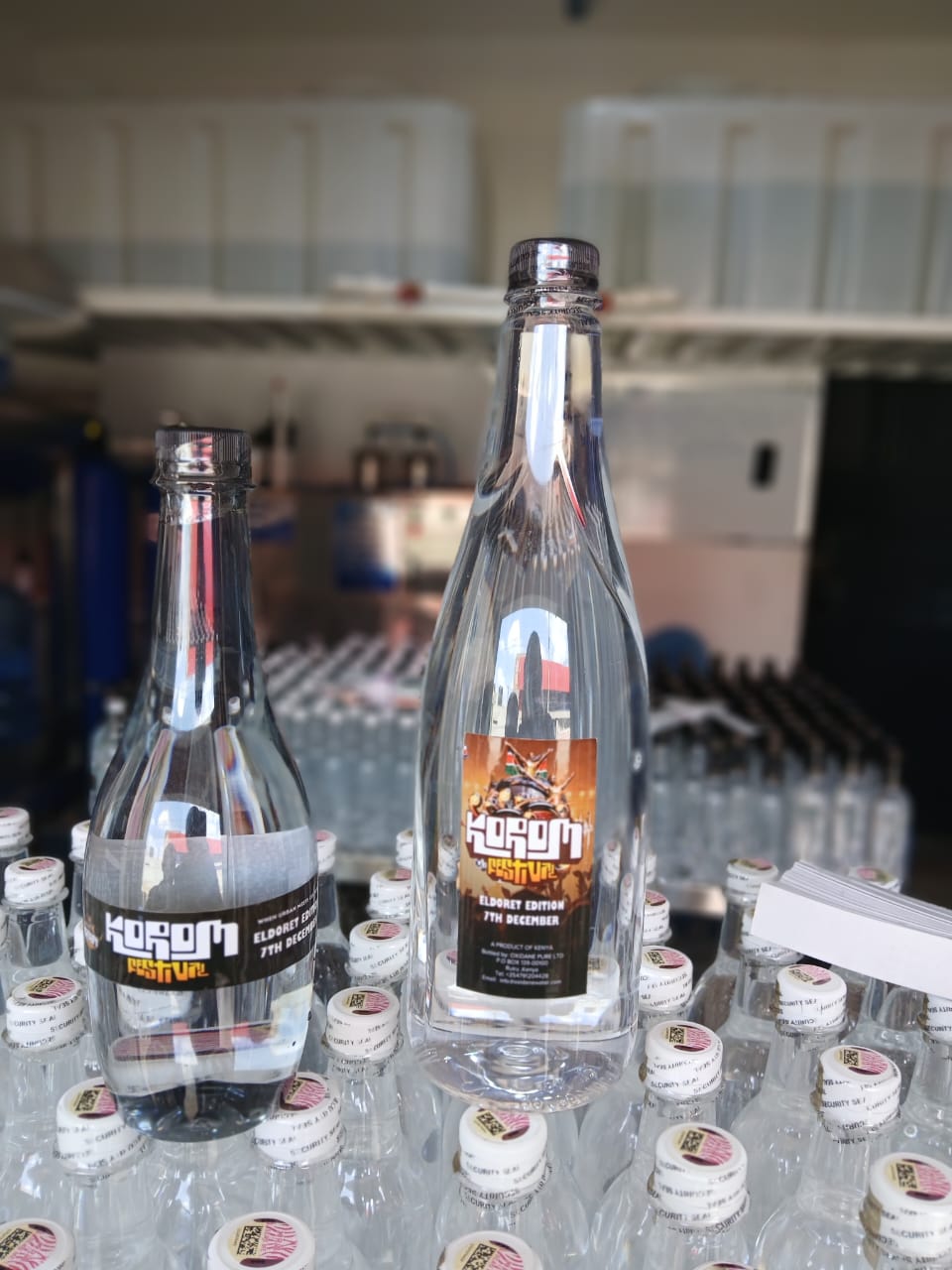 Branded bottled water sample 22