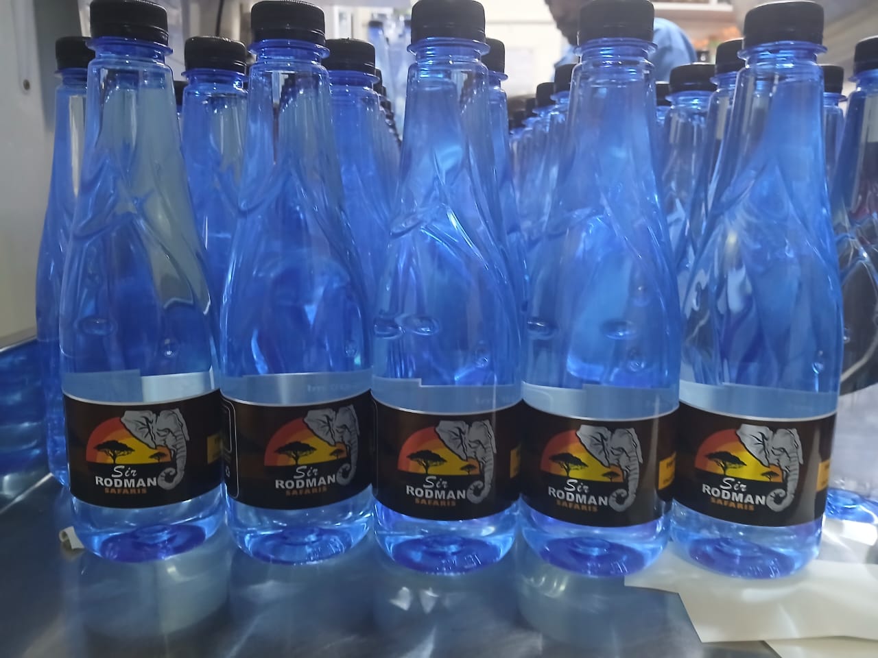 Branded bottled water sample 3
