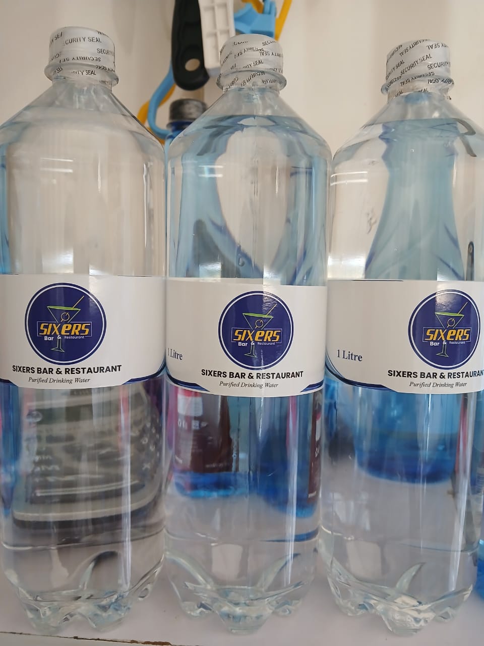 Branded bottled water sample 9